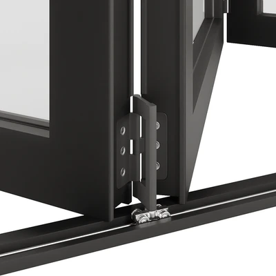 Folding sliding metal doors windows. — Ver 6