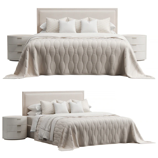 Rectangular Headboard Bed by FISCHER FURNITURE — Скачать