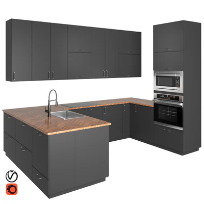 Modern kitchen KUNGSBACKA STYLISH — Ver 1