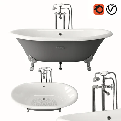 Roca Newcast Classic Bathtub — Ver 1
