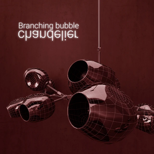 Branching bubble 13 lamps CLEAR / BLACK — Descargar