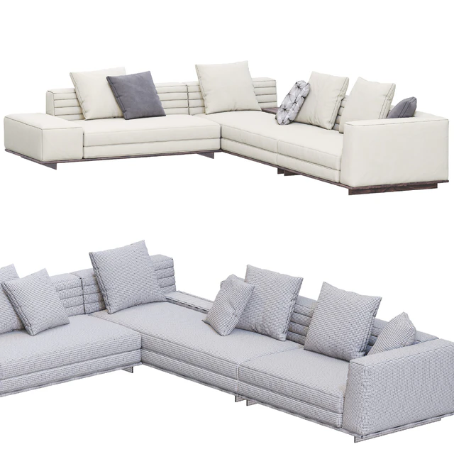 Sofa Roger By Minotti — Скачать
