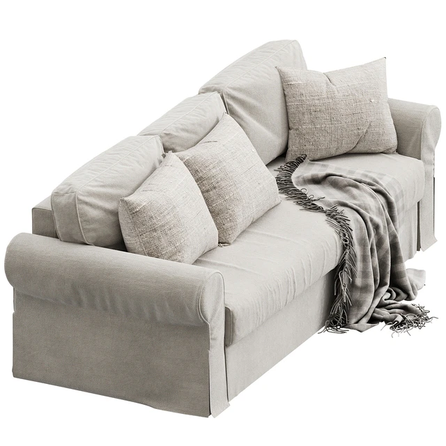 VRETSTORP Sleeper sofa, Totebo light beige IKEA — Descargar