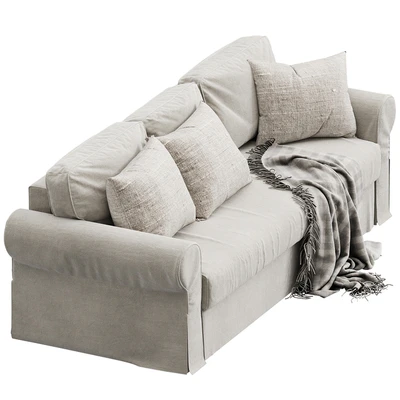VRETSTORP Sleeper sofa, Totebo light beige IKEA — Ver 3