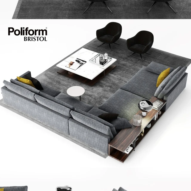 Poliform Bristol Sofa 1 — Скачать