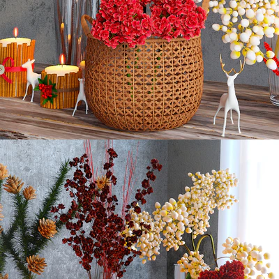 Winter flowers set — Ver 3