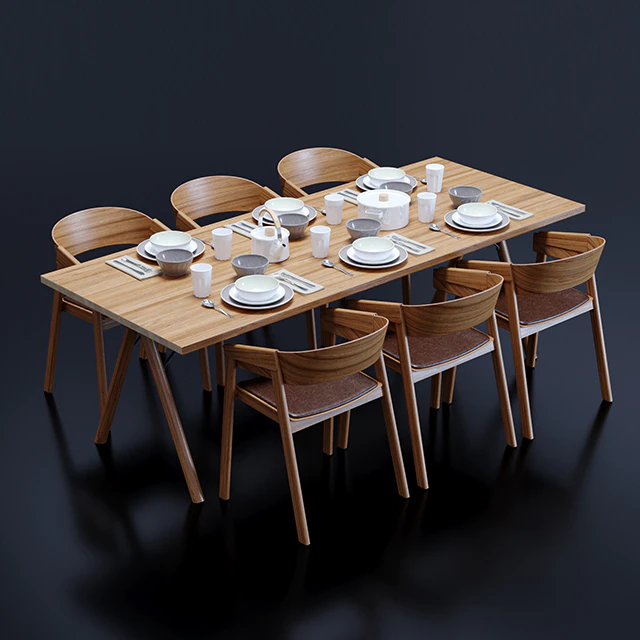 Cover chair , Split table , Muuto Design — Скачать