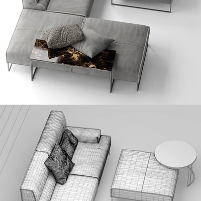 Sofa frigerio salotti CLOUD — Ver 3
