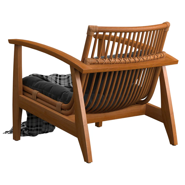 Noelie Rattan Lounge Chair — Descargar
