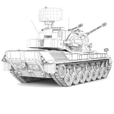 FlakPz 2 Gepard 1A2 2006 — Вид 7