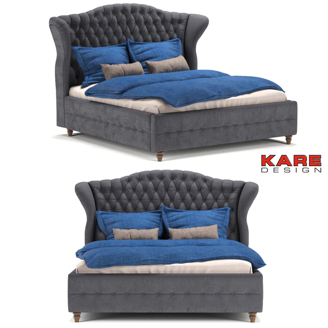 Kare Design Bed City Spirit Darkgrey — Descargar