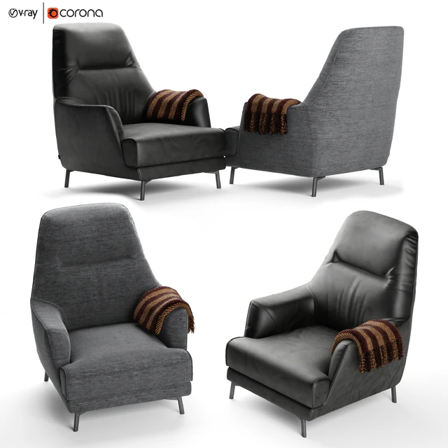 Leyra Armchair Natuzzi Italia — Descargar