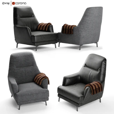 Leyra Armchair Natuzzi Italia — Ver 1