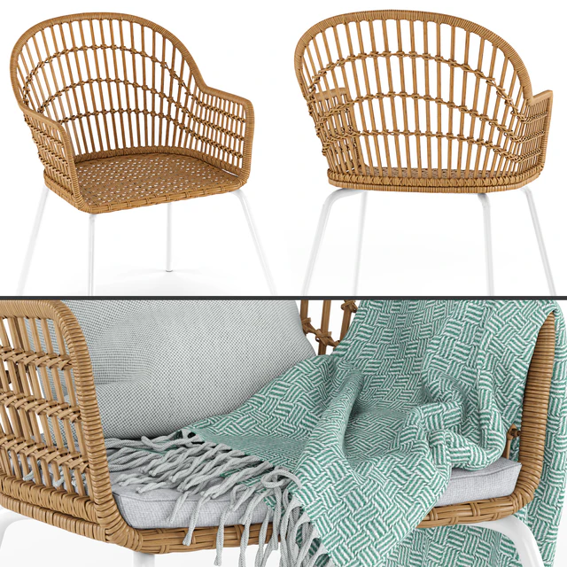 Armchair Rattan Nilsove Ikea — Скачать
