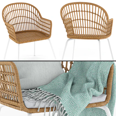 Armchair Rattan Nilsove Ikea — Вид 3