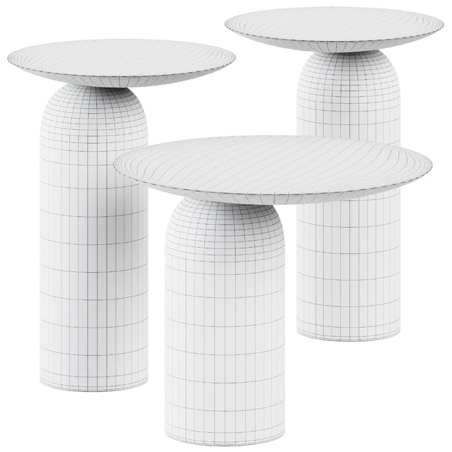 Wooden Coffee Side Table Disco by Basta / Кофейный столик — Скачать