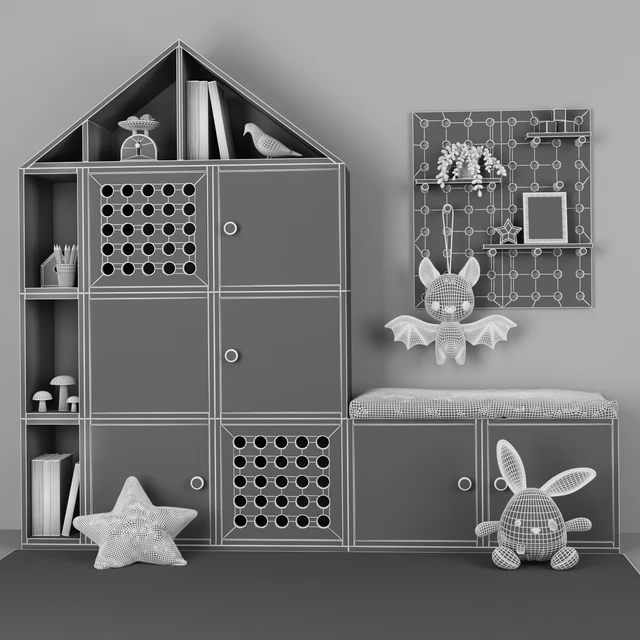 Furniture for children's room with decor 11 — Descargar