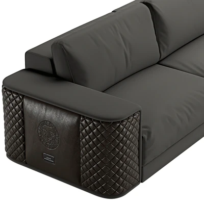 Alexandra Collection Master Sofa Fabric & Leather — Ver 5