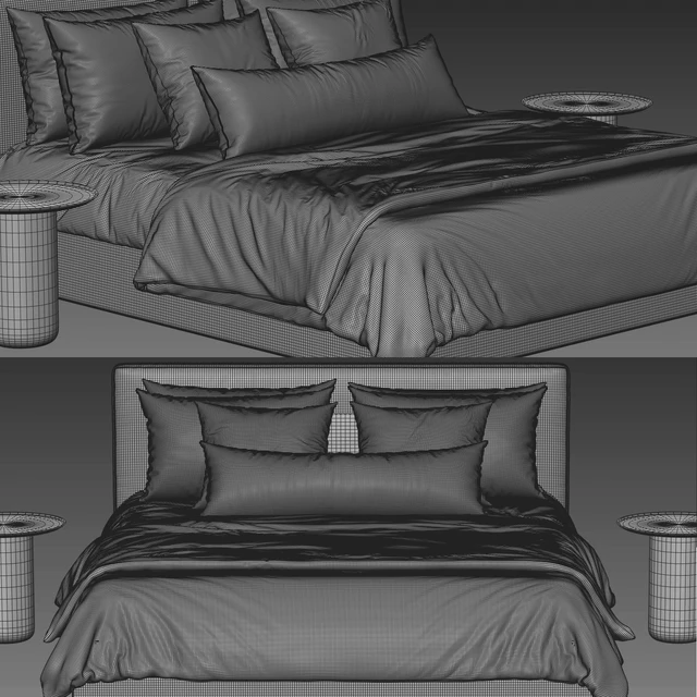 RH Modena Bed — Скачать