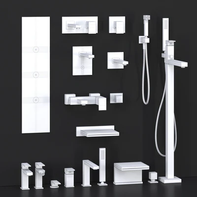 Gessi Rettangolo bathroom mixer collection — Вид 5