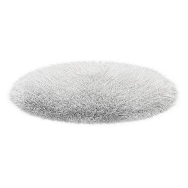White round carpet fur — Descargar