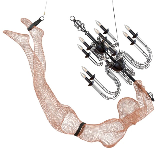 Hive Limbo Chandelier (V-Ray GGX + Corona PBR) — Descargar