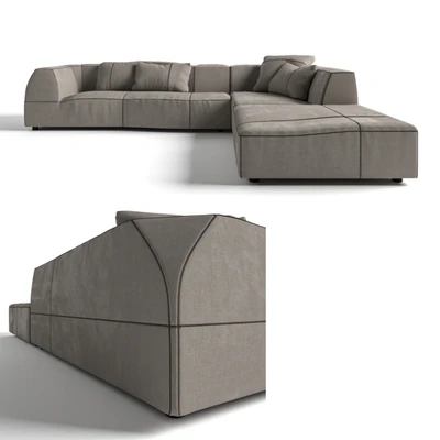 B @ B Italia Bend sofa — Ver 3