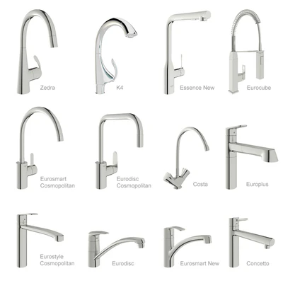 GROHE faucets for the kitchen — Ver 6