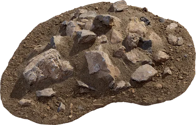 stone rubble pile 001 — Скачать
