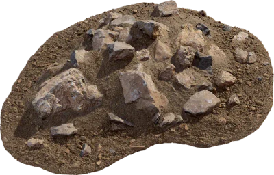 stone rubble pile 001 — Скачать
