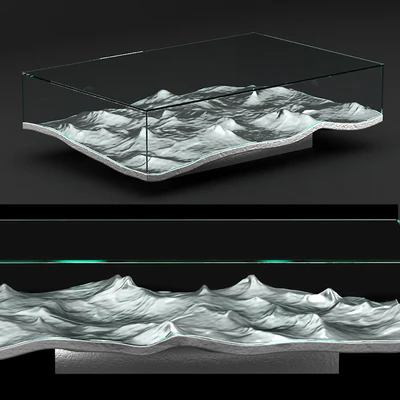 LIQUID ALUMINIUM LOW TABLE — Вид 1