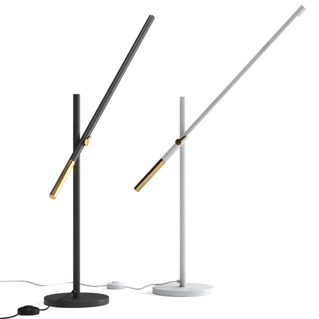 Piano Led Black Table Lamp by Valaisin Gronlund — Скачать