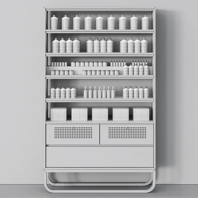 Cosmetic set with chest of drawers and shelves 2 — Вид 2