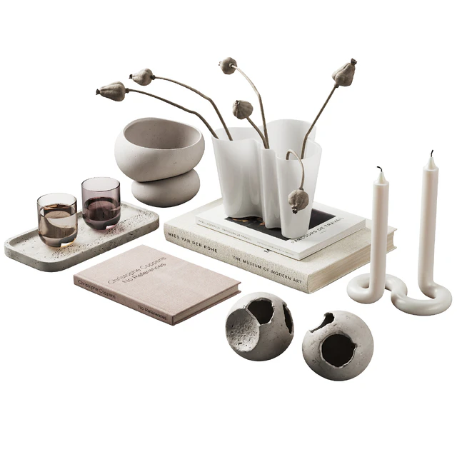 370 decorative set 038 cracked spheres and dried poppy seeds — Скачать