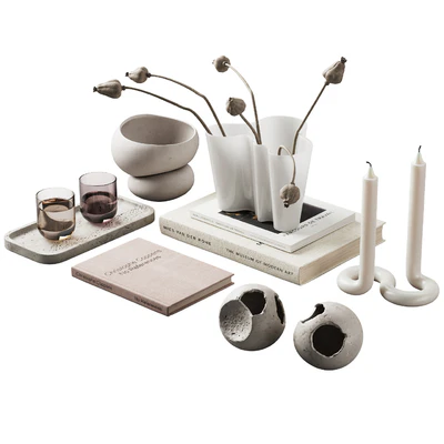 370 decorative set 038 cracked spheres and dried poppy seeds — Вид 6
