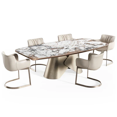 Scott keramik table Rhonda chair — Вид 6