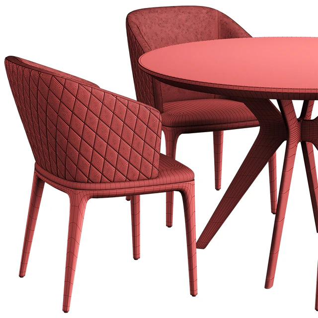 LOUISE Chair Clark Table — Descargar