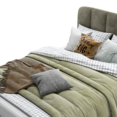 Nuance Upholstered Platform Bed — Ver 4