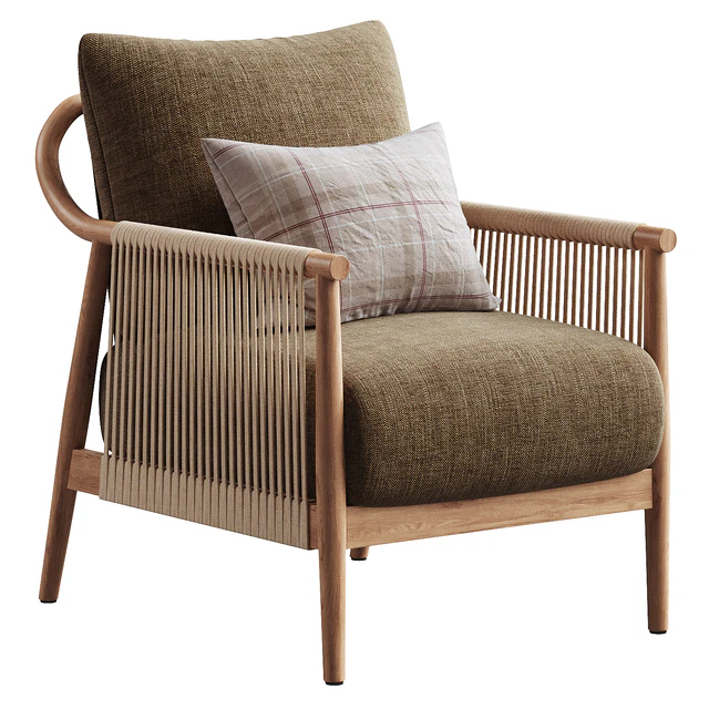 Brena Upholstered Armchair — Descargar