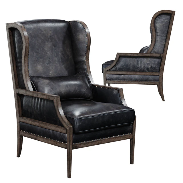 Hooker Furniture Living Room Laurel Exposed Wood Club Chair — Descargar