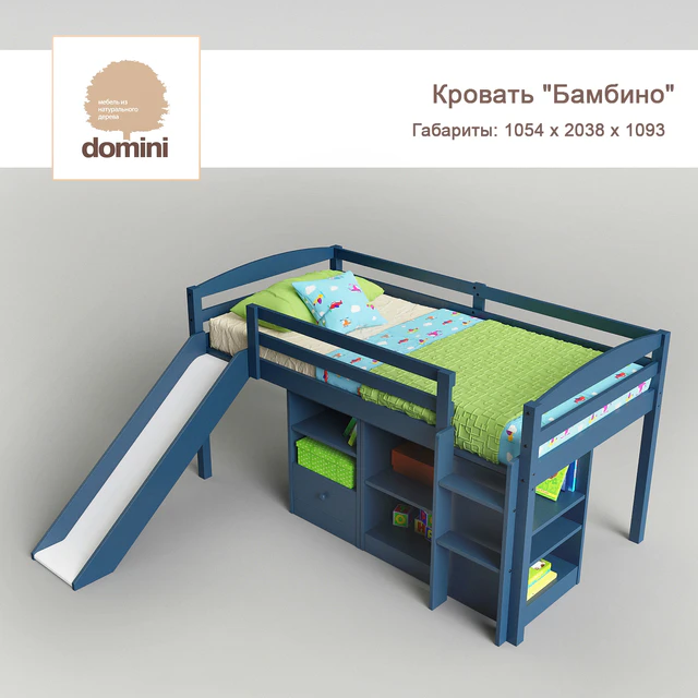Детская кровать "Бамбино", фабрика domini — Скачать