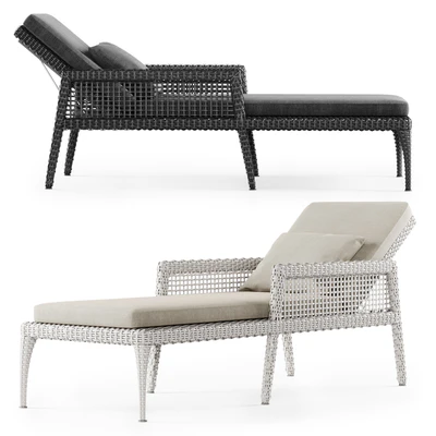 Rattan chaise lounge DR50 / Шезлонг из ротанга — Вид 1