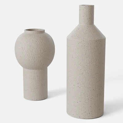 RH Geometric vases set — Ver 6