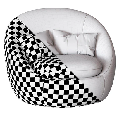 West Elm Cozy Swivel Chair — Ver 3