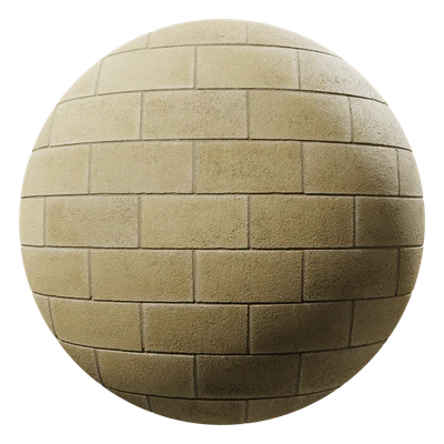 concrete blocks sandblasted yellow 001 — Descargar