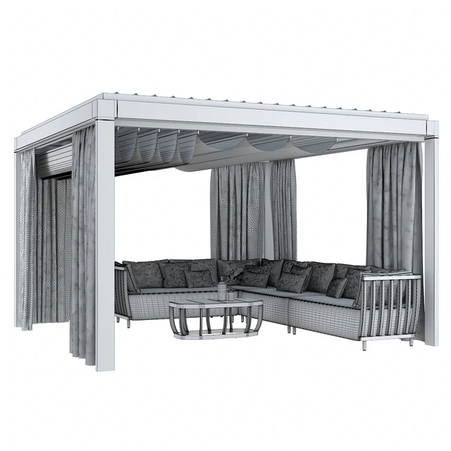 Garden Arbor with sofa Eivissa Ethimo — Descargar