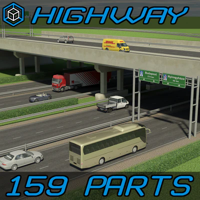 3d highway elements pack — download