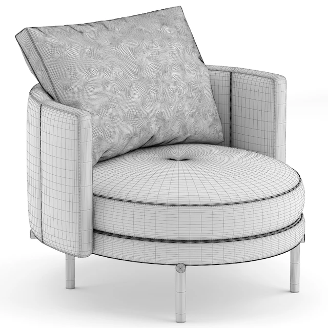 Minotti torii lounge chair — Descargar