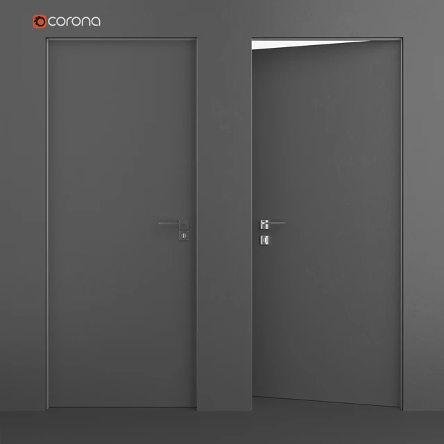 Flush-mounted interior door — Descargar