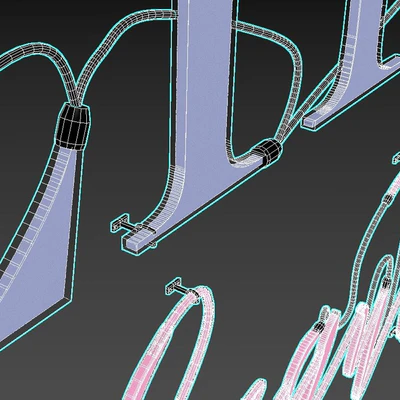 Neon Text 01Life is beautiful — Вид 3